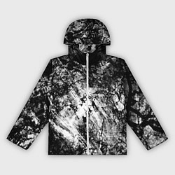 Женская ветровка Зимний лес узоры