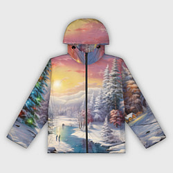 Женская ветровка Сказочное сияние нового года