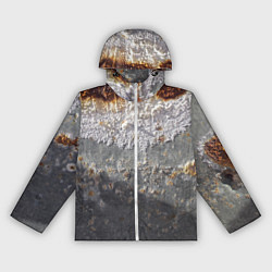 Женская ветровка Коррозия металла гранж текстура