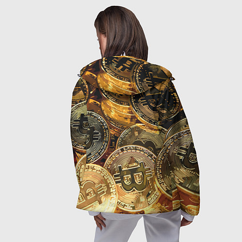 Женская ветровка Золото цифровой эры / 3D-Белый – фото 4