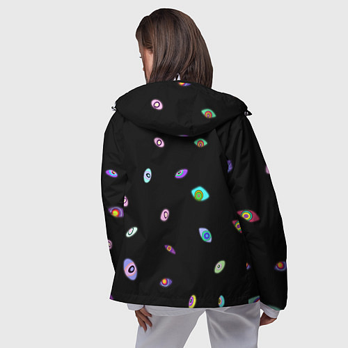 Женская ветровка Kaufmo Abstracted The Amazing Digital Circus / 3D-Белый – фото 4