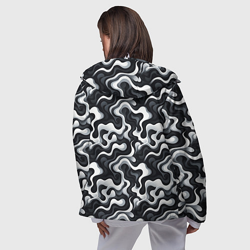 Женская ветровка Краски чужих миров / 3D-Белый – фото 4