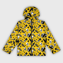 Женская ветровка Музыкальный рокенрольный узор