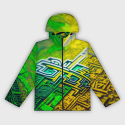 Женская ветровка Криптоабстракция