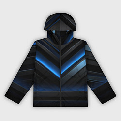 Женская ветровка Оттенки синего абстракция