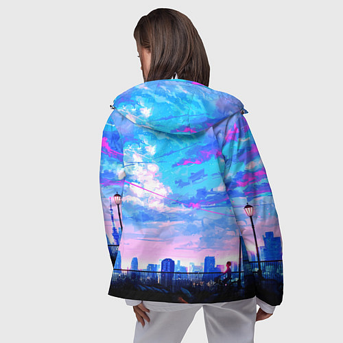 Женская ветровка Кунг-фу Панда Friend / 3D-Белый – фото 4