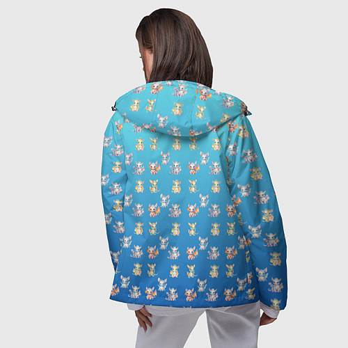 Женская ветровка Самый милый дракон / 3D-Черный – фото 4