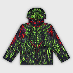 Женская ветровка Green and red slime