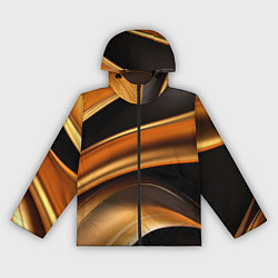 Ветровка с капюшоном женская Yellow black style, цвет: 3D-черный