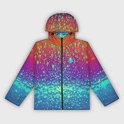 Женская ветровка Разноцветные пиксели