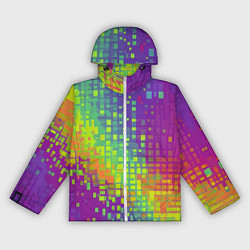 Женская ветровка Разноцветные пиксели