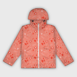 Женская ветровка Love heart message pattern