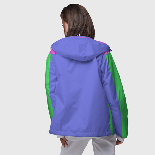 Женская ветровка Олимпийка 90х / 3D-Белый – фото 4