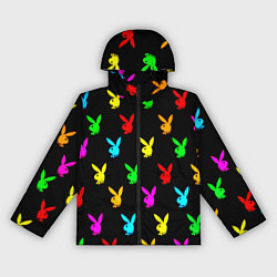 Женская ветровка Playboy pattern неон