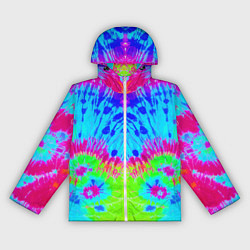 Женская ветровка Tie-Dye abstraction