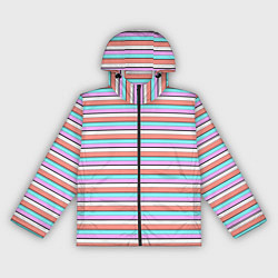 Женская ветровка Полосатый оранжевый
