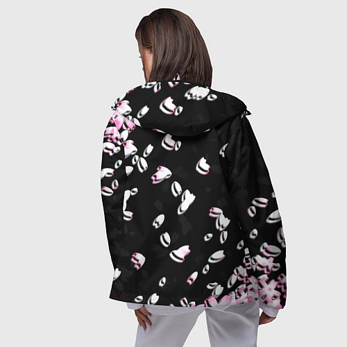 Женская ветровка Love Death Robots serial / 3D-Белый – фото 4