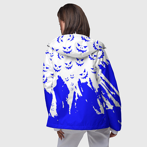 Женская ветровка Marshmello dj blue pattern music band / 3D-Белый – фото 4