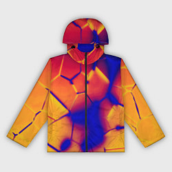 Женская ветровка Плиты разломы сепия негатив