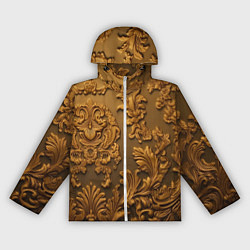 Женская ветровка Темная лепнина золото