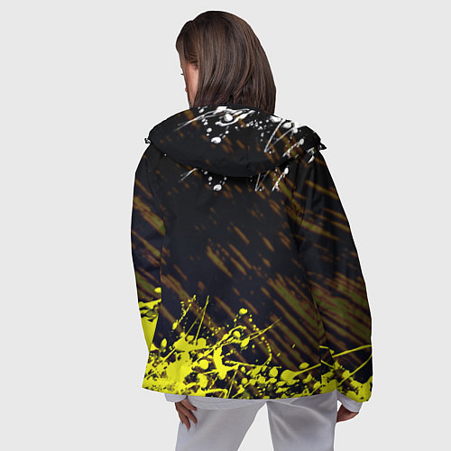 Женская ветровка Doom краски / 3D-Черный – фото 4