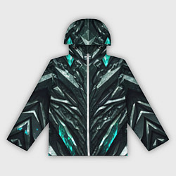 Женская ветровка Зелёная малахитовая броня