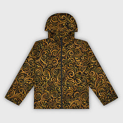 Женская ветровка Золотые узоры завитки