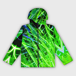 Женская ветровка Зелёные энергетические линии