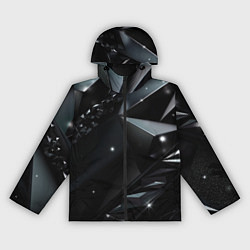 Женская ветровка Black luxury abstract
