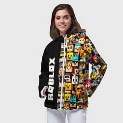 Ветровка с капюшоном женская Roblox - game, цвет: 3D-белый — фото 2