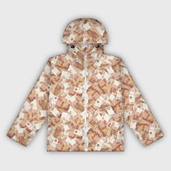 Женская ветровка Деньги - купюры в 5 тысяч рублей