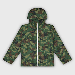 Женская ветровка Камуфляж Woodland классический