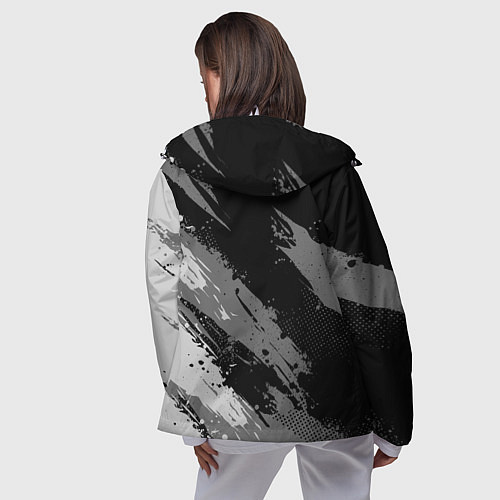 Женская ветровка Helldivers 2: Skull Logo / 3D-Белый – фото 4