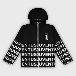 Женская ветровка Juventus pattern fc club steel