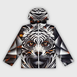 Женская ветровка Абстракция: тигр