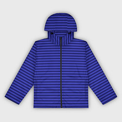 Женская ветровка Сине-фиолетовый в горизонтальную полоску