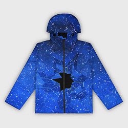 Женская ветровка Расколотое стекло - звездное небо