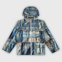 Женская ветровка Patchwork denim - vogue