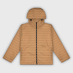 Женская ветровка Светлый коричневый сетка паттерн