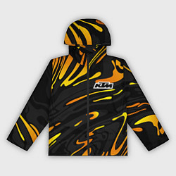 Женская ветровка KTM - orange liquid