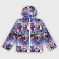 Женская ветровка Волки и молнии