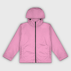 Женская ветровка Розовый паттерн сеточка