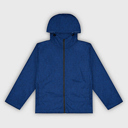 Женская ветровка Классический синий однотонный текстурированный