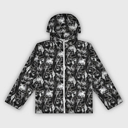 Женская ветровка Smoke skulls