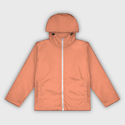 Женская ветровка Насыщенный персиковый текстурированный