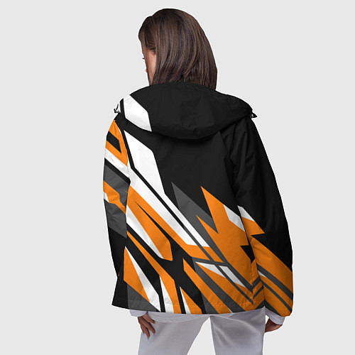 Женская ветровка Corner lines / 3D-Черный – фото 4