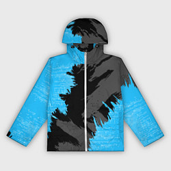 Ветровка с капюшоном женская Extreme blue, цвет: 3D-белый