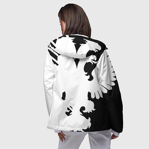 Женская ветровка Имперская Россия спортивный стиль / 3D-Черный – фото 4