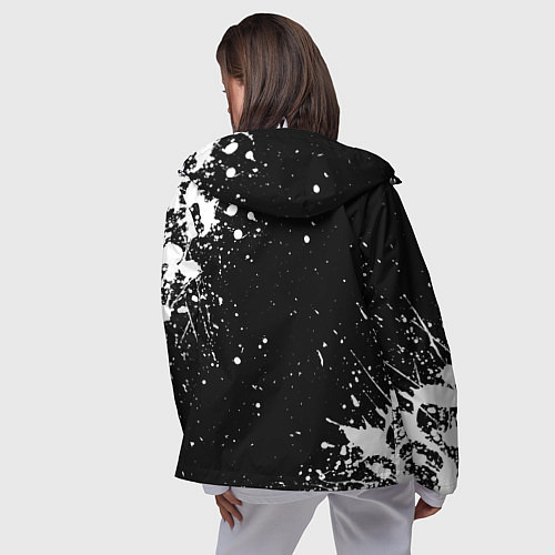 Женская ветровка White logo of assasin / 3D-Белый – фото 4