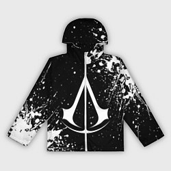 Ветровка с капюшоном женская White logo of assasin, цвет: 3D-белый